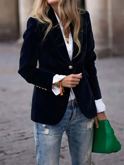 Women’s Velvet Suit Jacket