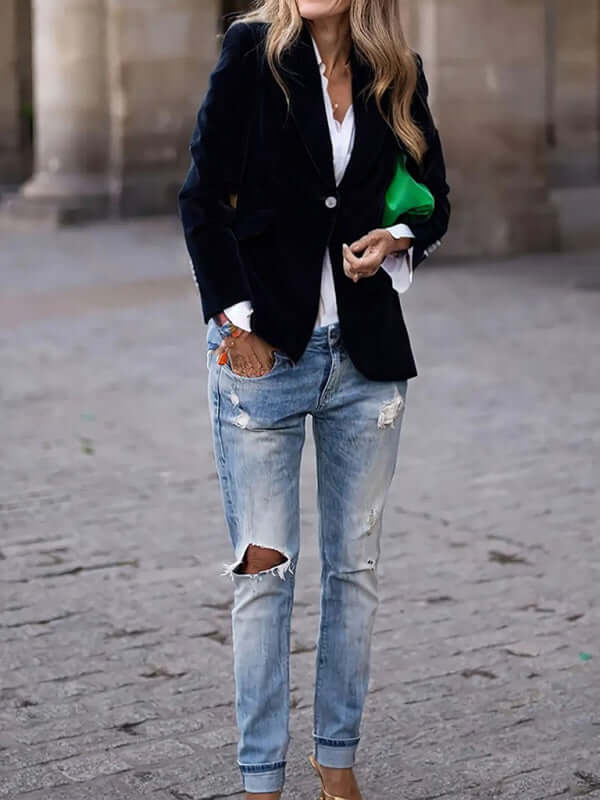 Women’s Velvet Suit Jacket