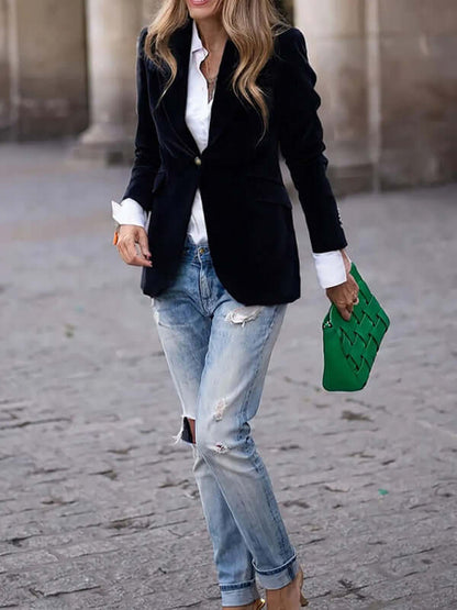 Women’s Velvet Suit Jacket