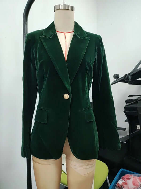 Women’s Velvet Suit Jacket