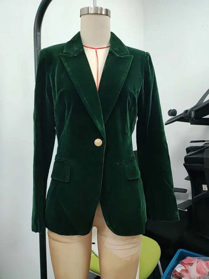 Women’s Velvet Suit Jacket