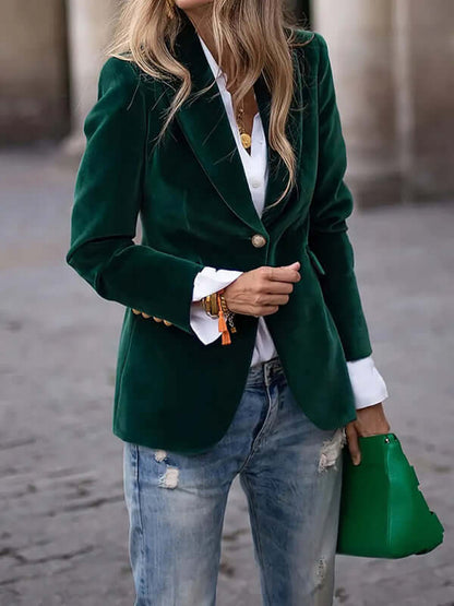 Women’s Velvet Suit Jacket