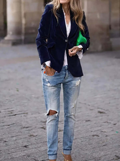 Women’s Velvet Suit Jacket