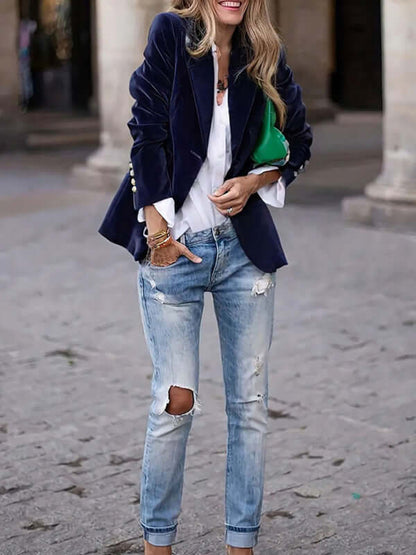Women’s Velvet Suit Jacket