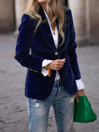 Women’s Velvet Suit Jacket
