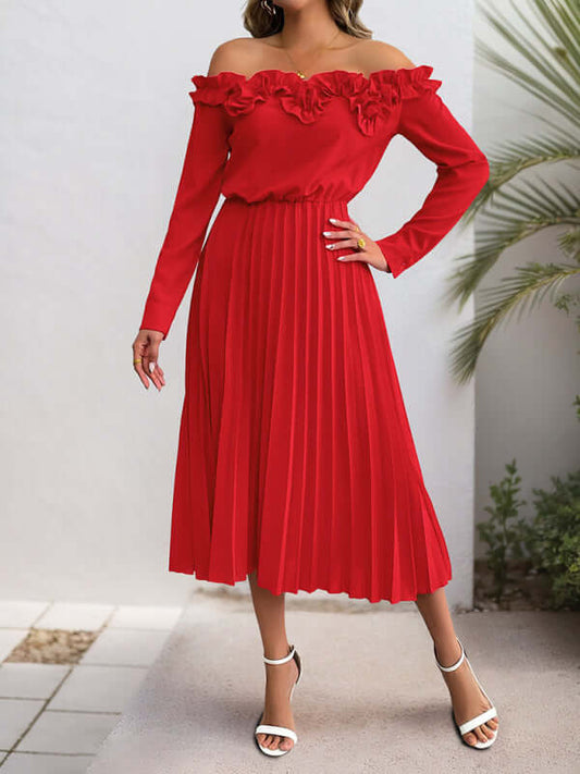 Elegant One-Shoulder Party Dress