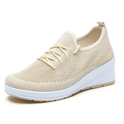 Women’s Breathable Mesh High-Heel Shoes
