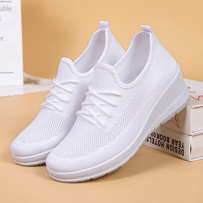 Women’s Breathable Mesh High-Heel Shoes