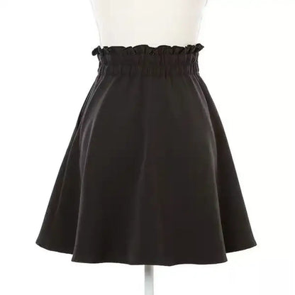 Heart Rhinestone A-Line Mini Skirt