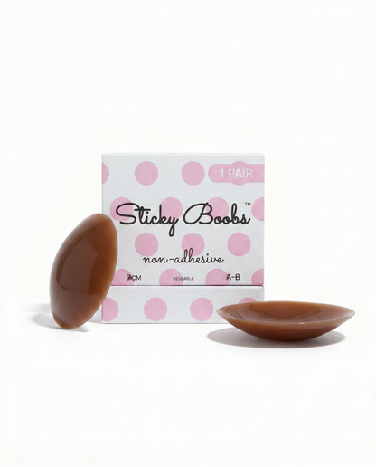 Sticky Boobs Non-Adhesive Silicone Nipple Covers – Reusable, No Glue