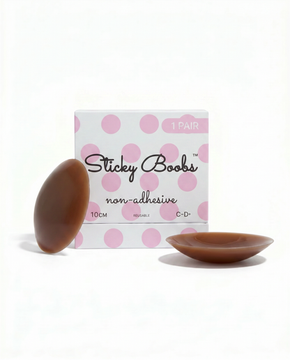 Sticky Boobs Non-Adhesive Silicone Nipple Covers – Reusable, No Glue