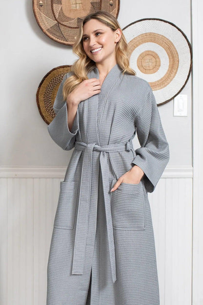 Waffle Weave Spa Robe