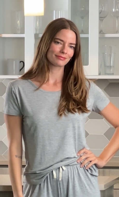 Women’s Bamboo Lounge T-Shirt & Shorts Set