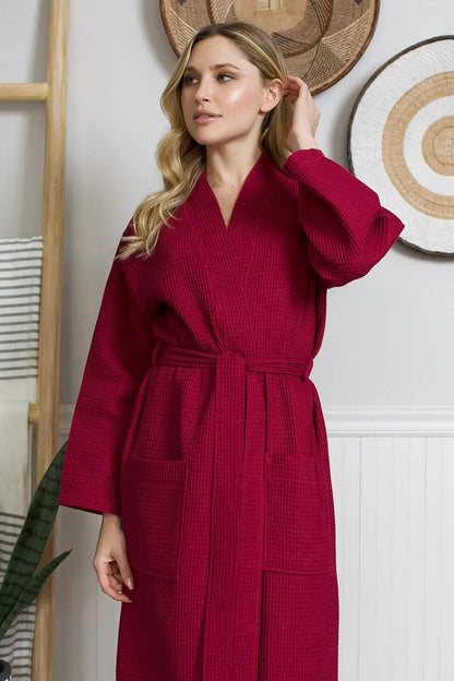 Waffle Weave Spa Robe