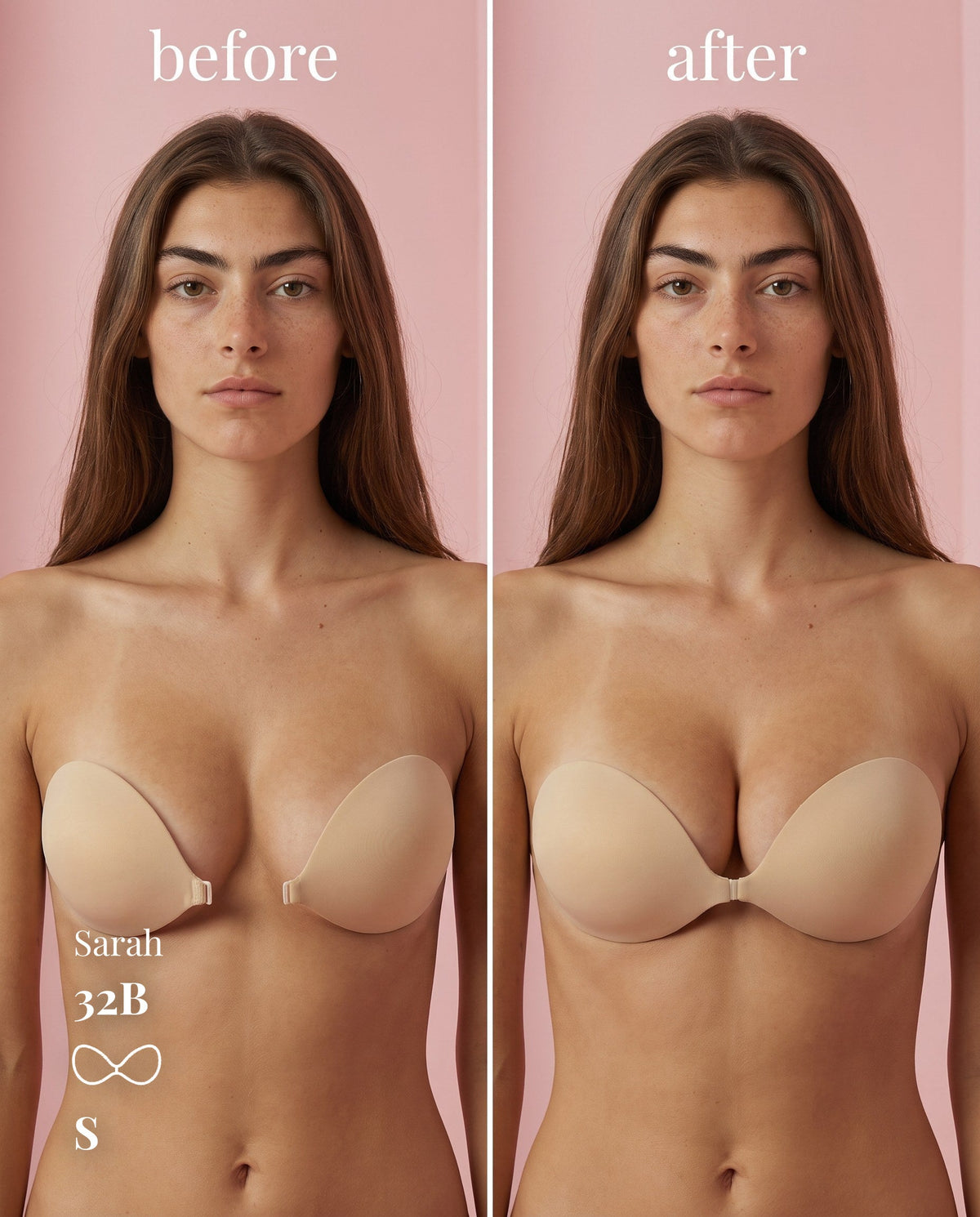 Sticky Boobs Sticky Bra – Adhesive Push-Up Backless Strapless Bra
