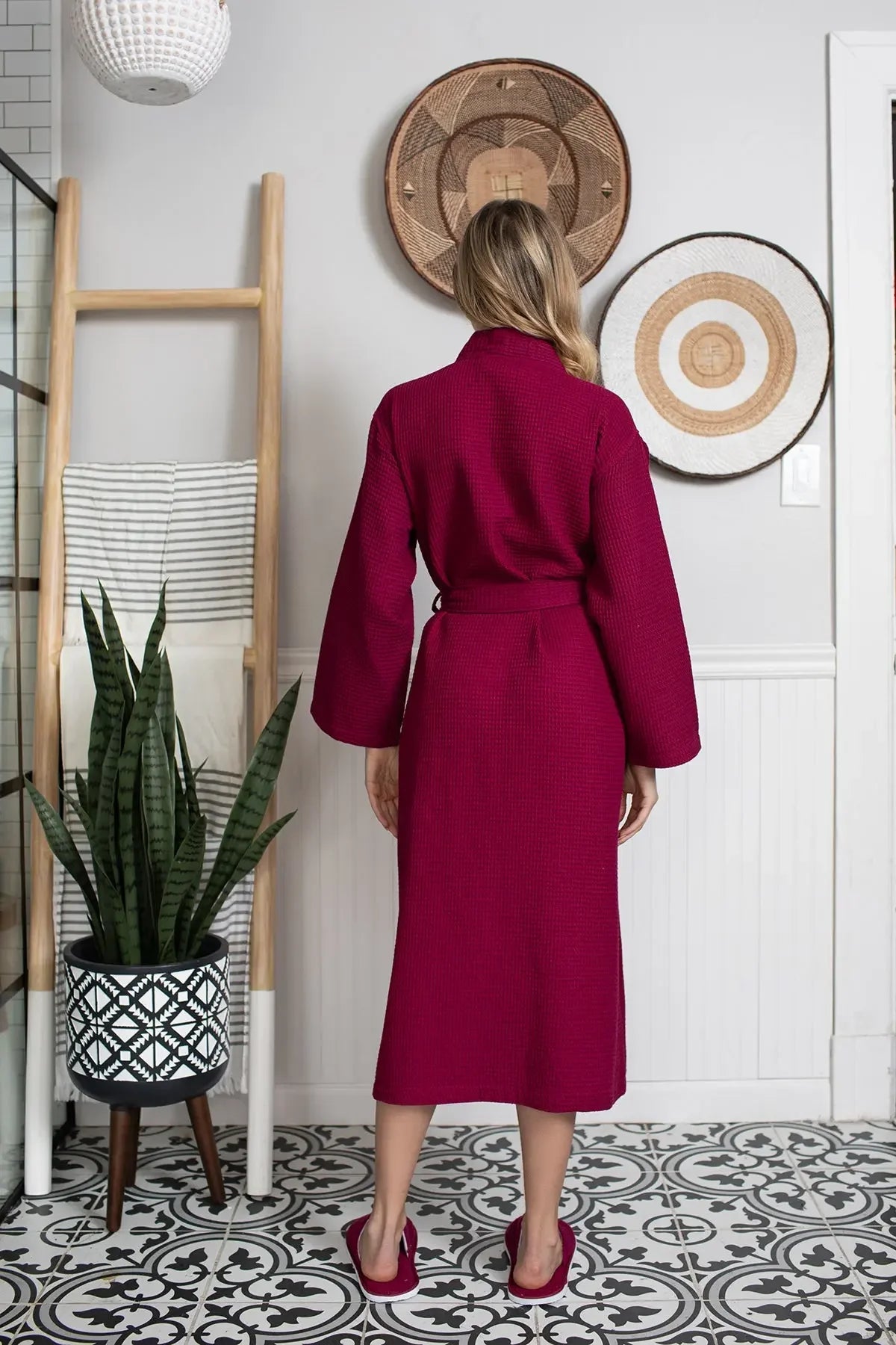 Waffle Weave Spa Robe
