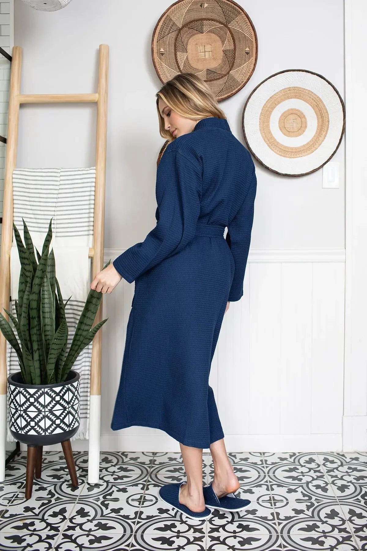 Waffle Weave Spa Robe